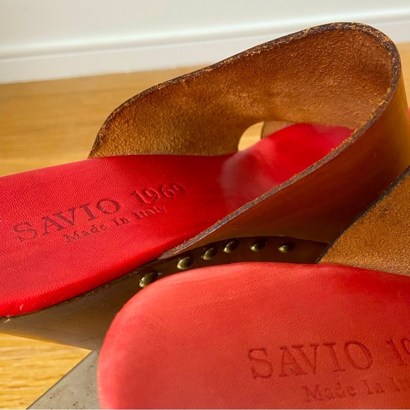 Made in Italy leather clogs EU40 - Picture 4 of 7